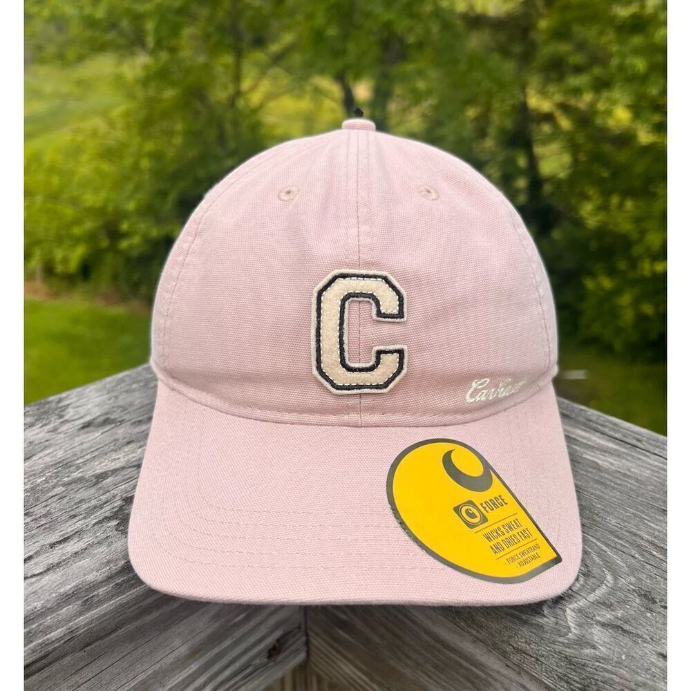 Carhartt Canvas C Patch Cap NWT Unisex Adjustable One Size Hat light Brown